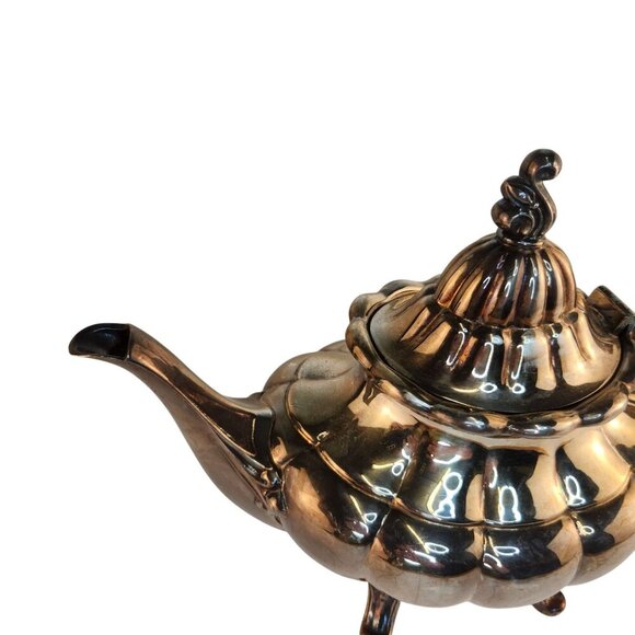 Reed & Barton Holiday 7050 Vintage Silverplate Teapot 19th century - Picture 9 of 10